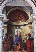 Giovanni Bellini Saint Zaccaria Altarpiece oil painting on canvas